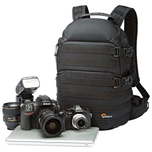Lowepro Protactic BP 350 AW II Greenline Digital Camera Backpack (LP37176-GRL) - Black