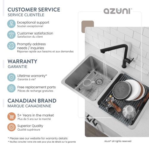 OPEN BOX A - Dual Mount 32" Stainless Steel Double-Bowl Kitchen Sink with Grids and Strainers C233