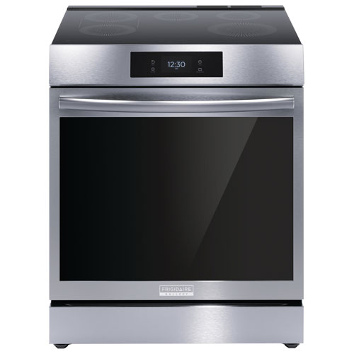 Frigidaire Gallery 30" 6.2 Cu. Ft. True Convection Induction Air Fry Range - Stainless Steel