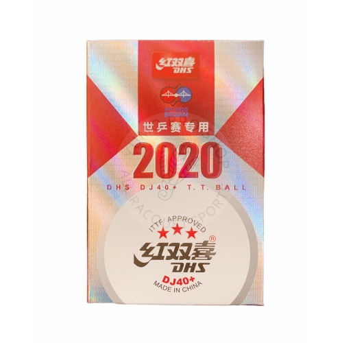 DHS DJ40+ 3 étoile ITTF 2020 BUSAN World T.T. Ball [Blanc]