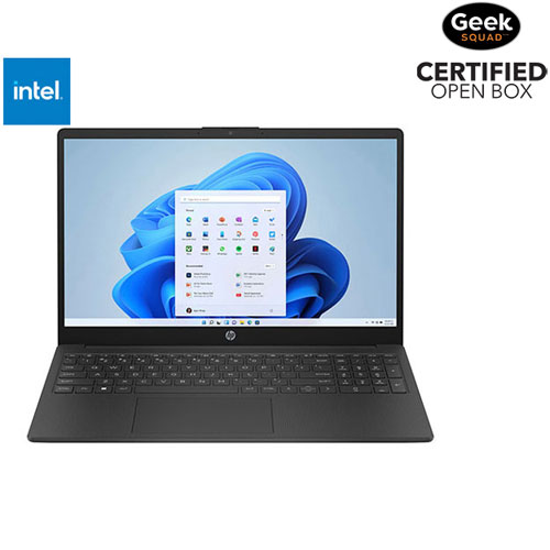 Open Box - HP 15.6" Laptop - Jet Black