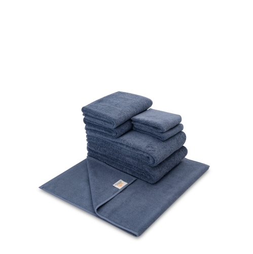 Organic Bath Sheet Set with Mat - 7 Piece - Certified Fairtrade and GOTS Organic Cotton