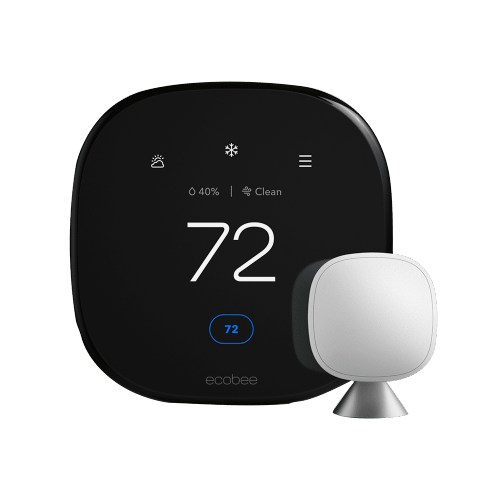 Thermostat intelligent HAUT DE GAMME 6 Pro D'ecobee avec capteur à distance et commande vocale - le vendeur offre une garantie