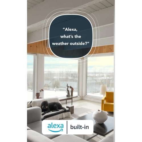 Thermostat intelligent HAUT DE GAMME 6 Pro D'ecobee avec capteur à distance et commande vocale - le vendeur offre une garantie