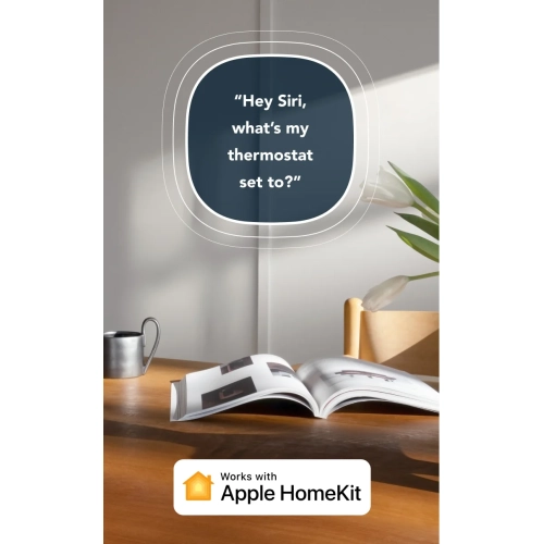 Thermostat intelligent HAUT DE GAMME 6 Pro D'ecobee avec capteur à distance et commande vocale - le vendeur offre une garantie