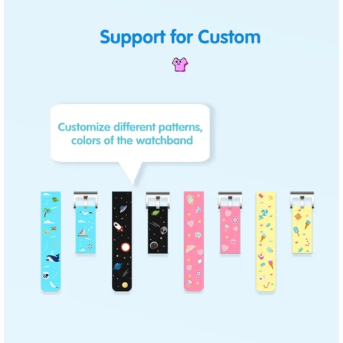 ULTREND Kids Smart Watch with 46 DIY Clock Faces, 500mAh Battery, 1.54-inch Touch Screen, Build-in Speaker, and 9 Fun Games