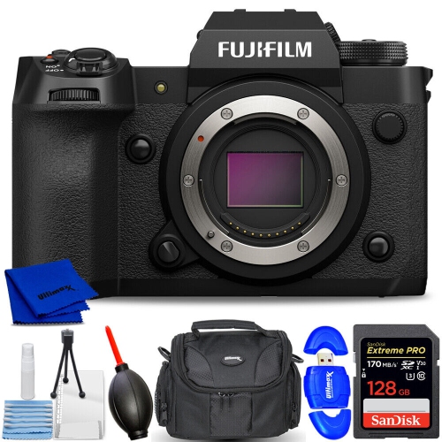 FUJIFILM  X-H2 Mirrorless Camera 16757045 - 7PC Accessory Bundle