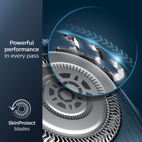 Philips Norelco Shaver 7700, Rechargeable Wet & Dry Electric Shaver with SenseIQ Technology, Quick Clean Pod, Charging Stand and Pop-up Trimmer,