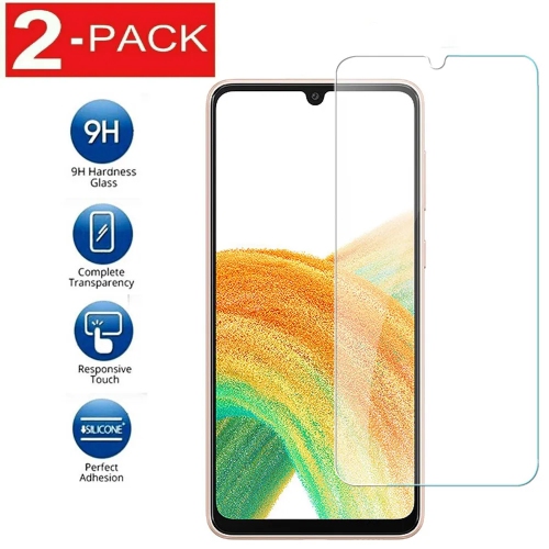 【2 Packs】 CSmart Premium Tempered Glass Screen Protector for Samsung Galaxy A24 4G / A25 5G