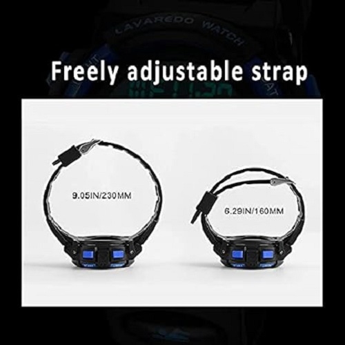 Kids' Digital Sport Watch – Waterproof, LED, Chronograph & Alarm with Silicone Band – Perfect Outdoor Watch for Kids