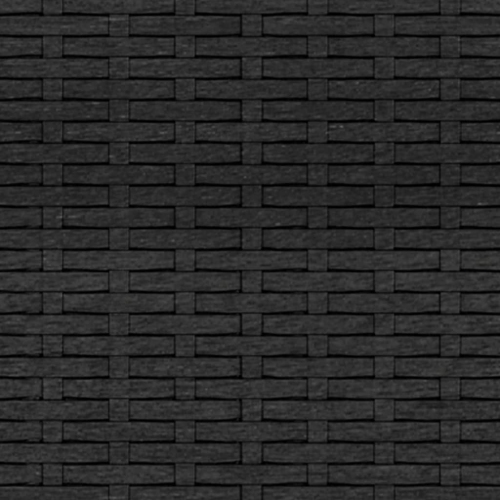 vidaXL 3-Seater Garden Sofa with Cushions Black Poly Rattan