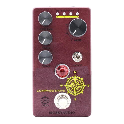 MOSKY  Compass Drive Guitar Effect Pedals Based On Analog Prince Tone Circuit