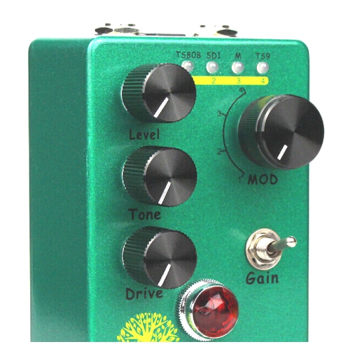 Mosky Booster Overdrive Guitar Effect Pedal T8 T9 Circuit SD1 M Tone Level