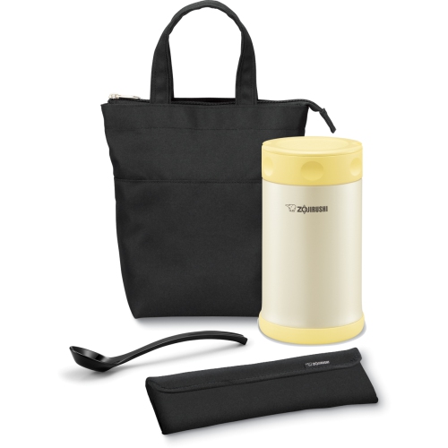 Zojirushi ZO-SW-FBE75(YP) Stainless Steel Food Jar - Pearl Yellow