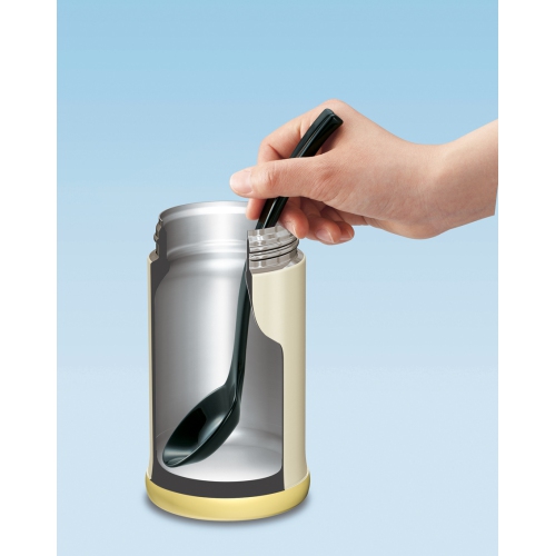 Zojirushi ZO-SW-FBE75(YP) Stainless Steel Food Jar - Pearl Yellow