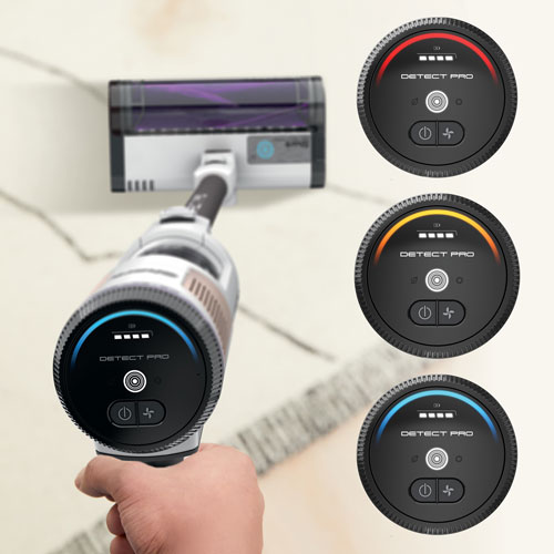 Aspirateur-balai sans fil Detect Pro de Shark - Blanc