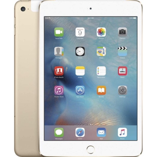 Apple iPad mini 4 7.9" screen 128GB - WiFi + Cellular (A1550) Gold by APPLE - Refurbished condition - Image 2