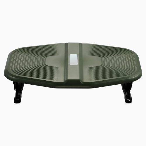 Desky Rippled Foot Rest – Green Textured Tilting Platform +/-20° Incline With Anti-Skid Base And Massage Surface