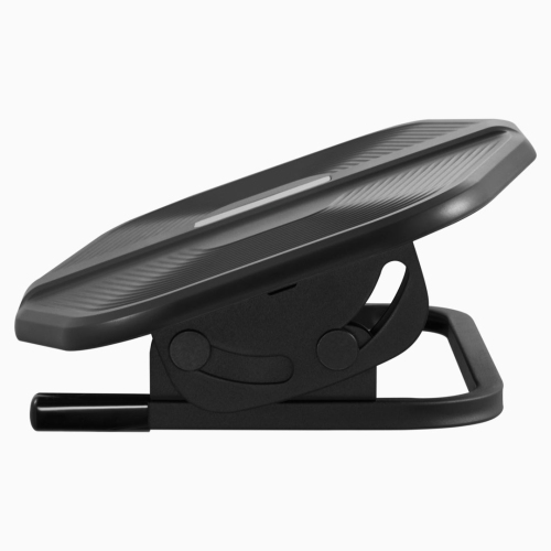 Desky Rippled Foot Rest – Green Textured Tilting Platform +/-20° Incline With Anti-Skid Base And Massage Surface