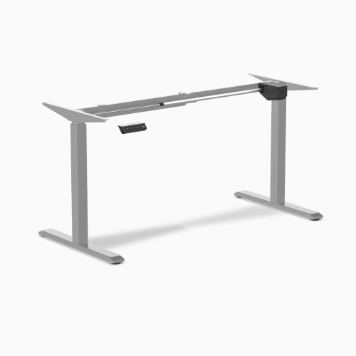 Cadre de bureau assis/debout de Desky – Noir mat, levage de 28,7 à 48,4", capacité 176&nbsp;lb, moteur unique