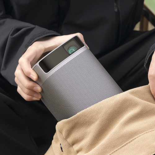 XGIMI MoGo 2 HD Mini Projector w/ Speaker and Dolby Audio, SmartPhone, 4k Video/Movie Support, Portable for Home Theatre & Outdoor Use, Bluetooth/Wifi