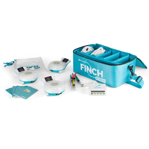 Le robot Finch 2,0 Classroom Flock - avec micro:bit - Ensemble de classe | jouet robot éducatif de programmation, robots programmables