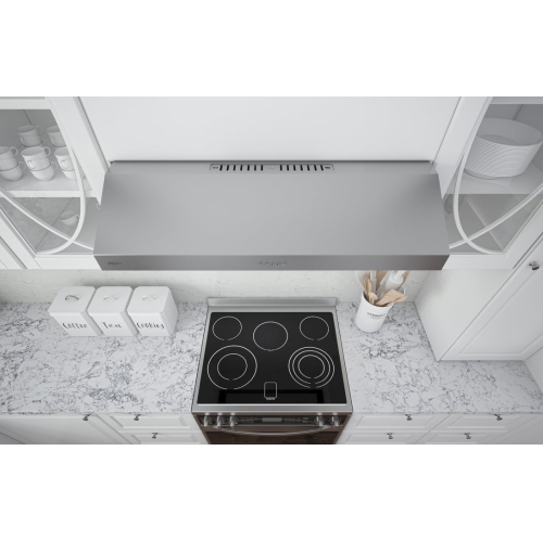 Ancona Slim S3D 30" 325 CFM Non-vented Stainless Steel Under Cabinet Range Hood 