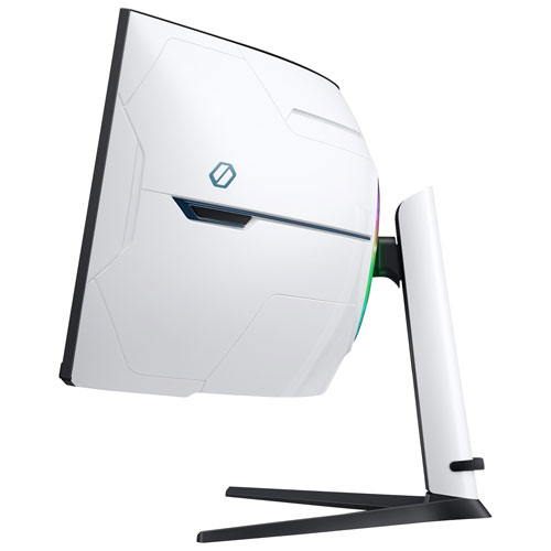 Samsung 57" 8K Ultra HD 240Hz 1ms GTG Curved VA LED FreeSync Gaming Monitor - Black/White