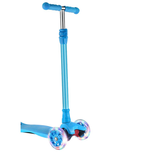 Trottinette pliable à 3 roues Mini de Rugged Racers - Bleu