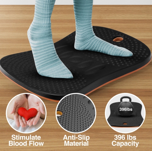 Desky Wobble Balance Board 360° Rotation & Anti-Slip Base