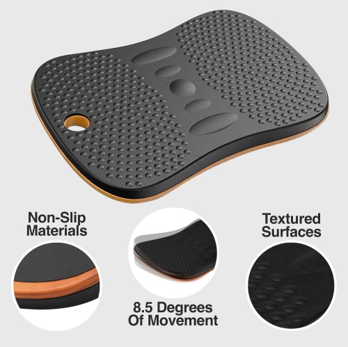 Desky Wobble Balance Board 360° Rotation & Anti-Slip Base