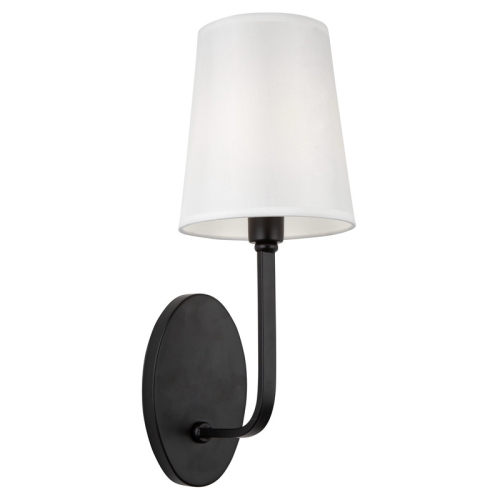 ARTCRAFT LIGHTING  Rhythm 1 Light Sconce In Black