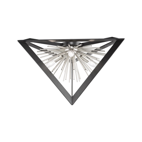 ARTCRAFT LIGHTING  Sunburst 3 Light Flush Mount