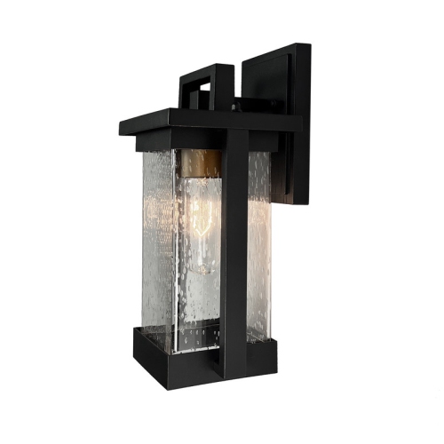 ARTCRAFT LIGHTING  Port Charlotte Outdoor Wall Sconce Matte In Black