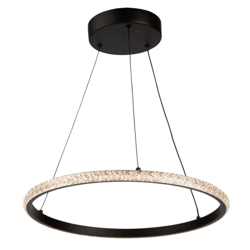 ARTCRAFT LIGHTING  Nova 24W Led Pendant In Black