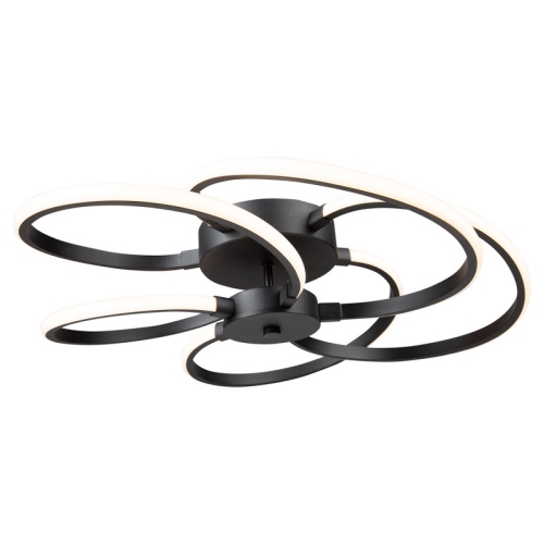 ARTCRAFT LIGHTING  Equinox 30W Led Flush Mount In Black