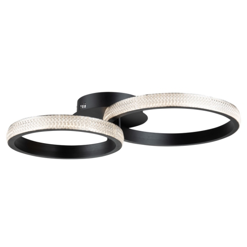 ARTCRAFT LIGHTING  Nova 30W Led Flush Mount In Black