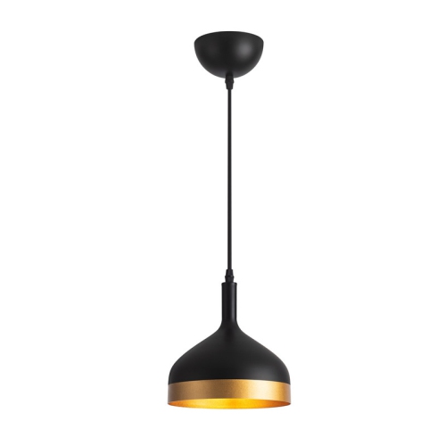 ARTCRAFT LIGHTING  Dash Collection 1-Light Pendant & Gold In Black