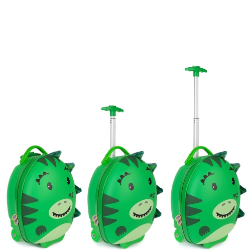 BOPPI Tiny Trekker Kids Luggage - Lightweight Travel Suitcase Carry On Cabin Bag with Wheels and Stopper for Toddlers