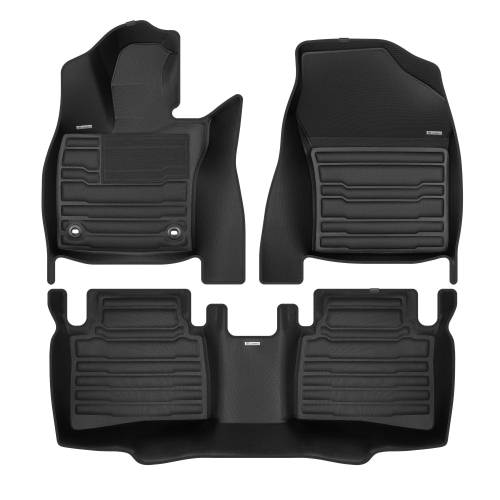 TUXMAT  - for Toyota Prius Prime 2023-2026 Models - Custom Car Mats - Maximum Coverage, All Weather, Laser Measured - This Full Set Includes 1St And