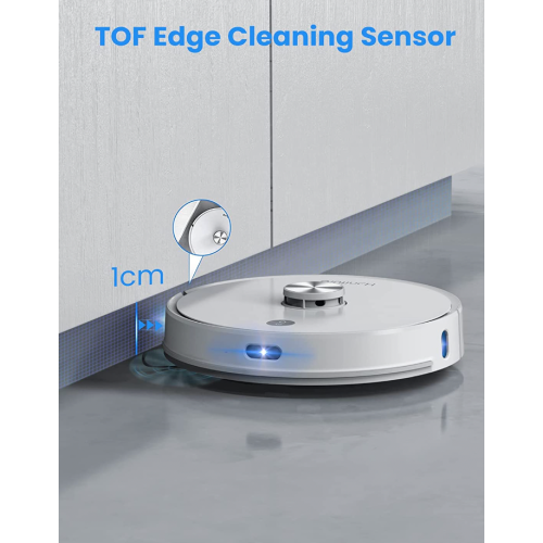 Refurbished HONITURE 3500Pa Robot Vacuum and Mop (Q6 Pro), Self Emptying with LED Indicator, LiDAR Navigation, Editable Multi Mapping