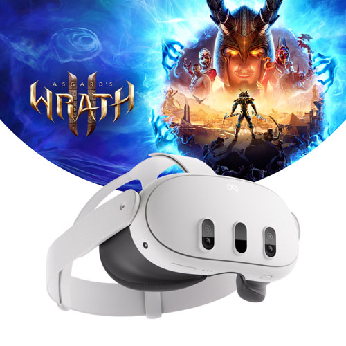 Meta Quest 3 128GB VR Headset with Touch Plus Controllers | Best