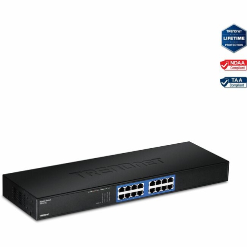TRENDnet TEG-S16g 16-port Gigabit GREENnet Switch(Rack Mount)