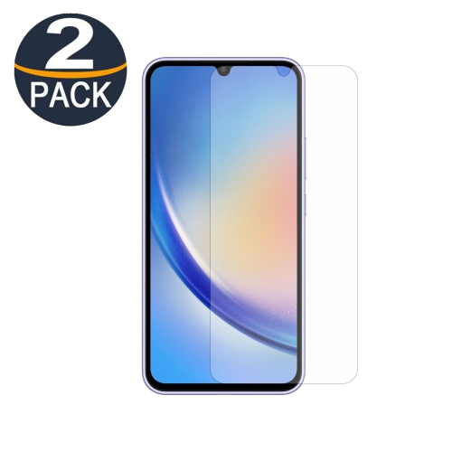 [2 Packs] CSmart Premium Tempered Glass Screen Protector for Samsung Galaxy A34 / A35 / A55 5G, Case Friendly & Bubble Free