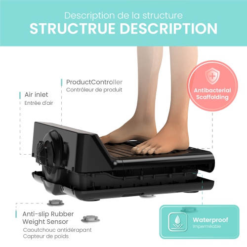 Sèche-corps et sèche-pieds VOVO STYLEMENT BD-7700B, fabriqué en Corée, sèche-cheveux à contrôle de la température et du volume du vent avec affichage