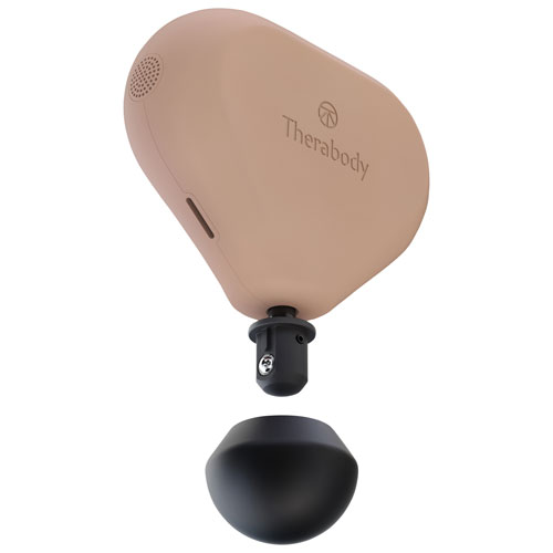 Image 6 of 15.. Therabody Theragun mini 2.0 Handheld Percussive Massage Device - Desert Rose