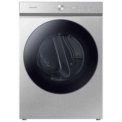 Open Box - Samsung 7.6 Cu. Ft. Electric Steam Dryer -Silver Steel -Perfect Condition