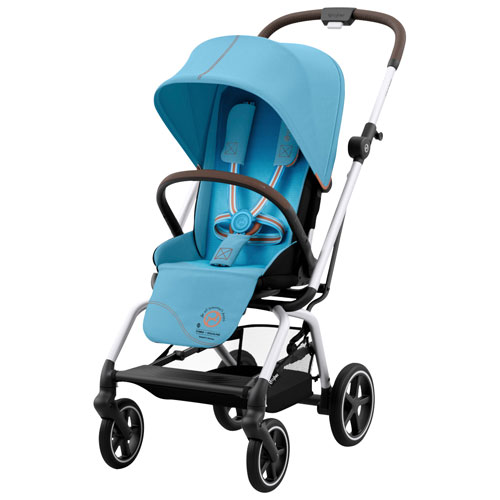 CYBEX Eezy S Twist+2 Lightweight Ultra-Compact Stroller - Beach Blue