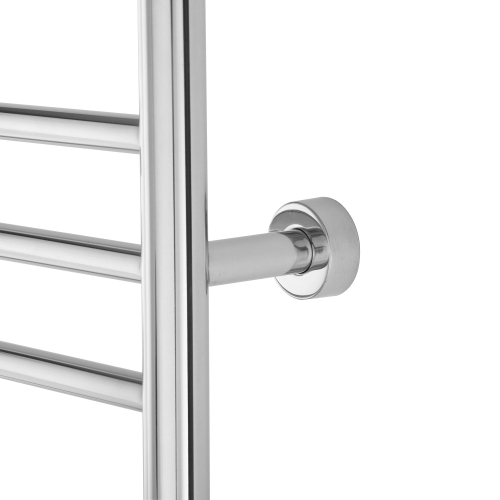 WarmlyYours Infinity Electric Towel Warmer 23.6"W x 32"H x 4.75"D, Polished, Hardwired or Plug-in