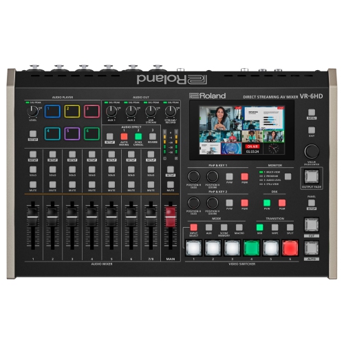 Console de mixage AV à diffusion directe VR-6HD de Roland